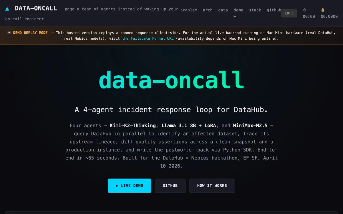 Data-OnCall preview
